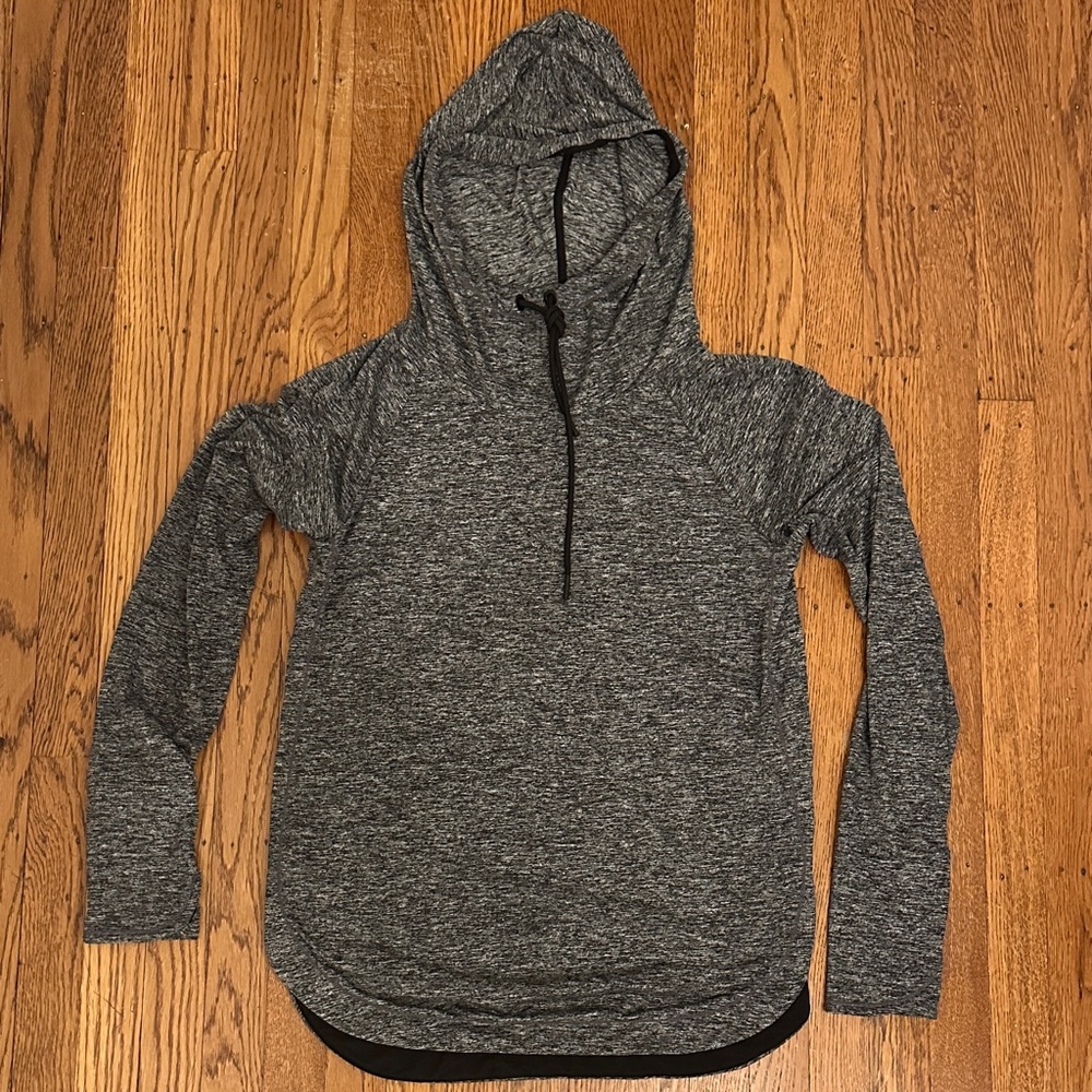 Athleta hooded knit top